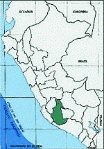 MAP of  AYACUCHO